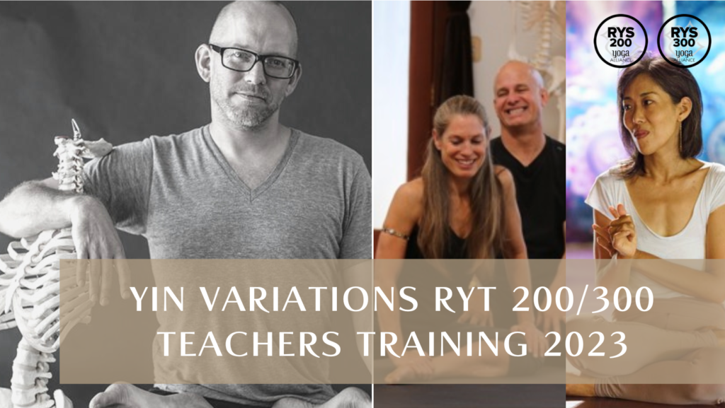 陰ヨガに特化した講座　Yin Variations RYT 200/300 Teachers Training 2023　